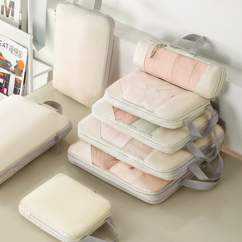 Compression Packing Cubes for Suitcases Travel Accessories Expandable Packing Organizers Lightweight Travel Organizer Cubes