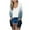 White, variant on Lindreshi Jackets for Women Casual Fall Fall Fashion Women Gradient Printing Button Long Sleeve Casual Tops Blouse with Pocket Cardigan