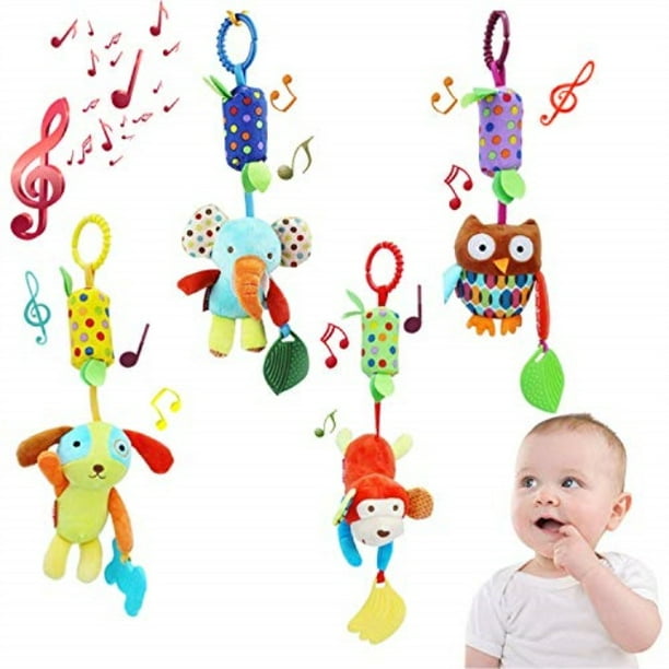 Soft Hanging ToyBaby Infant Rattle Toys Stroller Car Seat Crib Travel