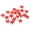 Rouge, variante sur Abbracc 20 Pcs Boutons en Résine avec Strass Cristal Perles Plates DIY Rouge