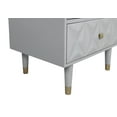 thumbnail image 2 of Commode géométrique à cinq tiroirs, gris, 2 of 8