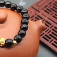 thumbnail image 1 of Pulsera china con cuentas Pixiu Bling Bling Pulsera de tropas valientes y riqueza color negro, 1 of 3