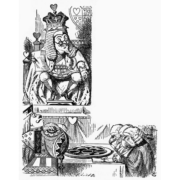 Alice In Wonderland 1865 Nthe Trial Of The Knave Of Hearts Illustration By John Tenniel For The First Edition Of Lewis C Walmart Com Walmart Com