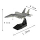 thumbnail image 5 of 1: 100 Estadounidenses Fighter + Modelos de Aleación Fundida a Yotijar Juguetes de aviones fundidos, 5 of 10