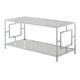 thumbnail image 1 of Mesa de centro cromada Ergode Town Square con estante S14-135-VV, 1 of 2
