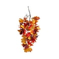thumbnail image 2 of Halloween Decorations Fake Vines Plants Artificial Maple Leaves Wall Hanging Vines 31.5inch Fall Leaf Garland,for Thanksgiving Decor,Wedding,Fireplace,Party,Table,Outdoor,Garden,Home Decor, 2 of 8