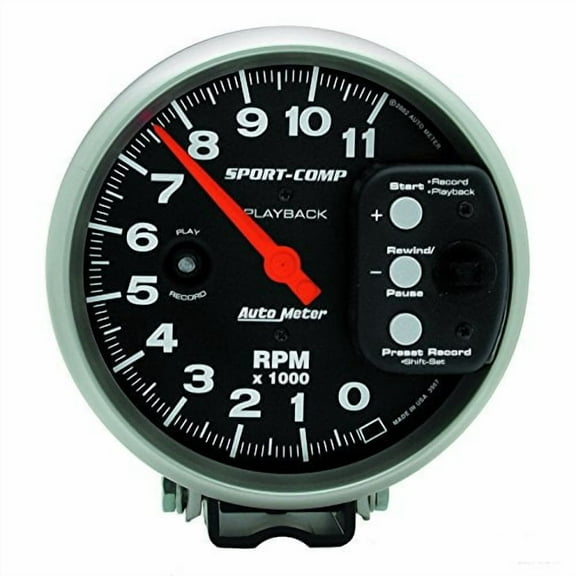 Auto Meter 3967 Sport-Comp Pedestal-Mount Tachometer