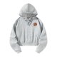 thumbnail image 5 of Sudadera con capucha para mujer, camiseta deportiva de manga larga, sudaderas con capucha de moda casual, sudadera recortada para entrenamiento L, 5 of 8