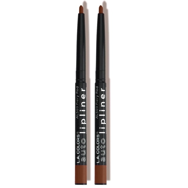 Lápiz delineador de labios L.A. COLORS Auto Cafe CAL567 (paquete de 2)