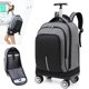 thumbnail image 1 of Mochila con ruedas, compartimento ajustable de 19 pulgadas, negra, grandeMochilas trolley para estudiantes de primaria y secundaria, 1 of 5