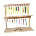 thumbnail image 4 of Tablero de ajedrez Montessori con cuentas Montessori para desarrollar habilidades matemáticas, juguete cognitivo, juguete educativo preescolar para, 4 of 9