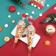 thumbnail image 4 of 100Pcs Christmas Cone Bags Snowman Christmas Tree Candy Treat Bag Triangle Plastic Pouch with 100Pcs Gold Twist Tie DIY for Treats Popcorn Cookies Goodie Wedding Birthday Party Favor, 4 of 6