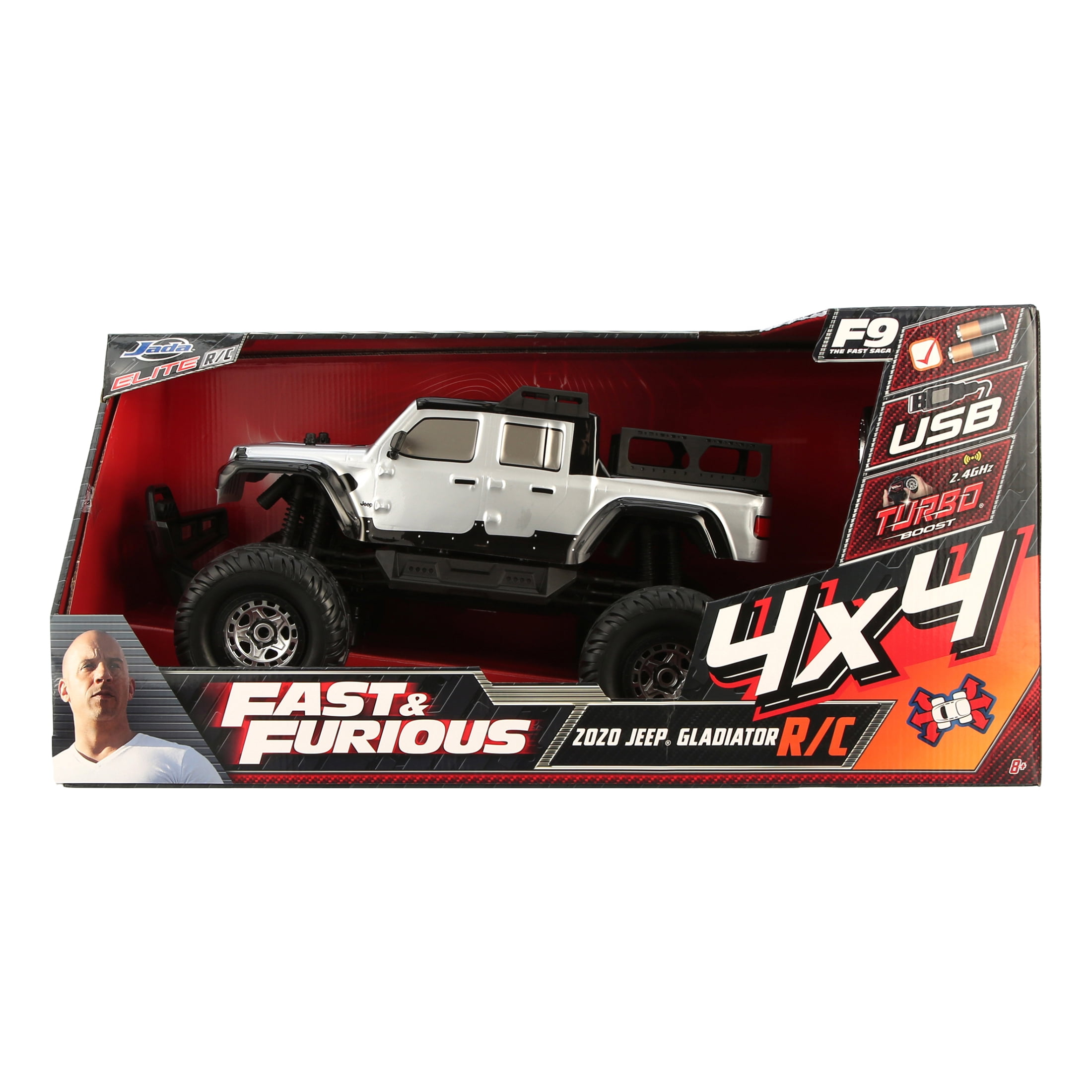 Hertog Mentor Ringlet Fast & Furious 4x4 Elite Jeep Gladiator 1:12 Radio Control Cars -  Walmart.com