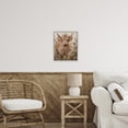 thumbnail image 2 of Curly Haired Highland Cattle Gray Framed Giclee Art, design by Ashley Bradley, 2 of 9