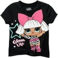 thumbnail image 4 of L.O.L. Surprise! M.C. Swag Diva Neon Q.T. Little Girls T-Shirt and Leggings Outfit Set Little Kid to Big Kid, 4 of 5