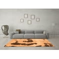 thumbnail image 3 of Ahgly Company Indoor Rectangle Oriental Orange Modern Area Rugs, 8' x 10', 3 of 4
