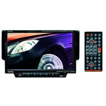 SoundStorm SD702 7in Single DIN with Oversized Face Indash DVD/MP3/Cd Receiver Widescreen/Touchscree