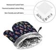 thumbnail image 6 of Pofeuu Colorful Birds Print Oven Mitts and Pot Holders 4 pcs Set,High Heat Resistant 500 Degree Extra Thicken Long Kitchen Cotton Oven Glove for Cooking, 6 of 6