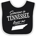 thumbnail image 3 of Inktastic Someone in Tennessee Loves Me Boys or Girls Baby Bib, 3 of 4