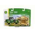 thumbnail image 2 of Tractor John Deere 1/64 9RX 590 con Raspador 1812DC Juguete, 2 of 7