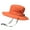 Orange, variant on XMMSWDLA Kids Sun Hat Child Fashion Solid Sunshade Hat Fisherman's Hat Basin Hat Outdoor Bucket Hat