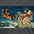 thumbnail image 3 of CafePress - Vintage Santa Sleigh T Shirt - Mens Tri-blend T-Shirt, 3 of 4