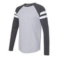 thumbnail image 2 of LAT Fine Jersey Mash Up Long Sleeve Tee Size up to 3XL, 2 of 5