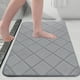 thumbnail image 1 of Alfombra absorbente premium para baño y ducha - Microfibra de secado rápido con reverso antideslizante, ideal para zonas húmedas, 40 x 60 cm, lavable, Aestivo | Gris | AESTIVO, 1 of 7