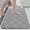 Gray, variant on Sktrjpolfis 16x24 Inch Velvet Rug Water Absorbent Non Slip Rubber Back Machine Washable Mat for Bathroom Kitchen Living Room