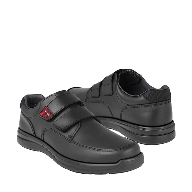 ZAPATOS ESCOLARES YUYIN NIÑO 24312 PIEL NEGRO 20-25