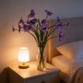 thumbnail image 6 of Artificial Potted Flowers Bouquet for Wedding and Home Decor – Realistic Silk Faux Flowers with Greenery, Handcrafted, Long-lasting, Versatile for Centerpieces and Events Purple, 6 of 6