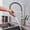 Brushed Nickle, variant on Kitchen Sink Faucet for Bar Farmhouse Commercial, Chrome/Brushed Nickel Spring Kitchen Sink Faucet, Sprayer Stream Spout Pull Down Kitchen Mixers, Deck Mounted Hot and Cold Tap