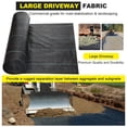 thumbnail image 3 of Driveway Fabric,6.5x330 ft Road Fabric Commercial Weed Barrier Fabric, Landscape Fabric Heavy Duty 3.5OZ French Drain Fabric for Erosion Control,Landscape Fabric,Weed Barrier,Construction Projects, 3 of 8