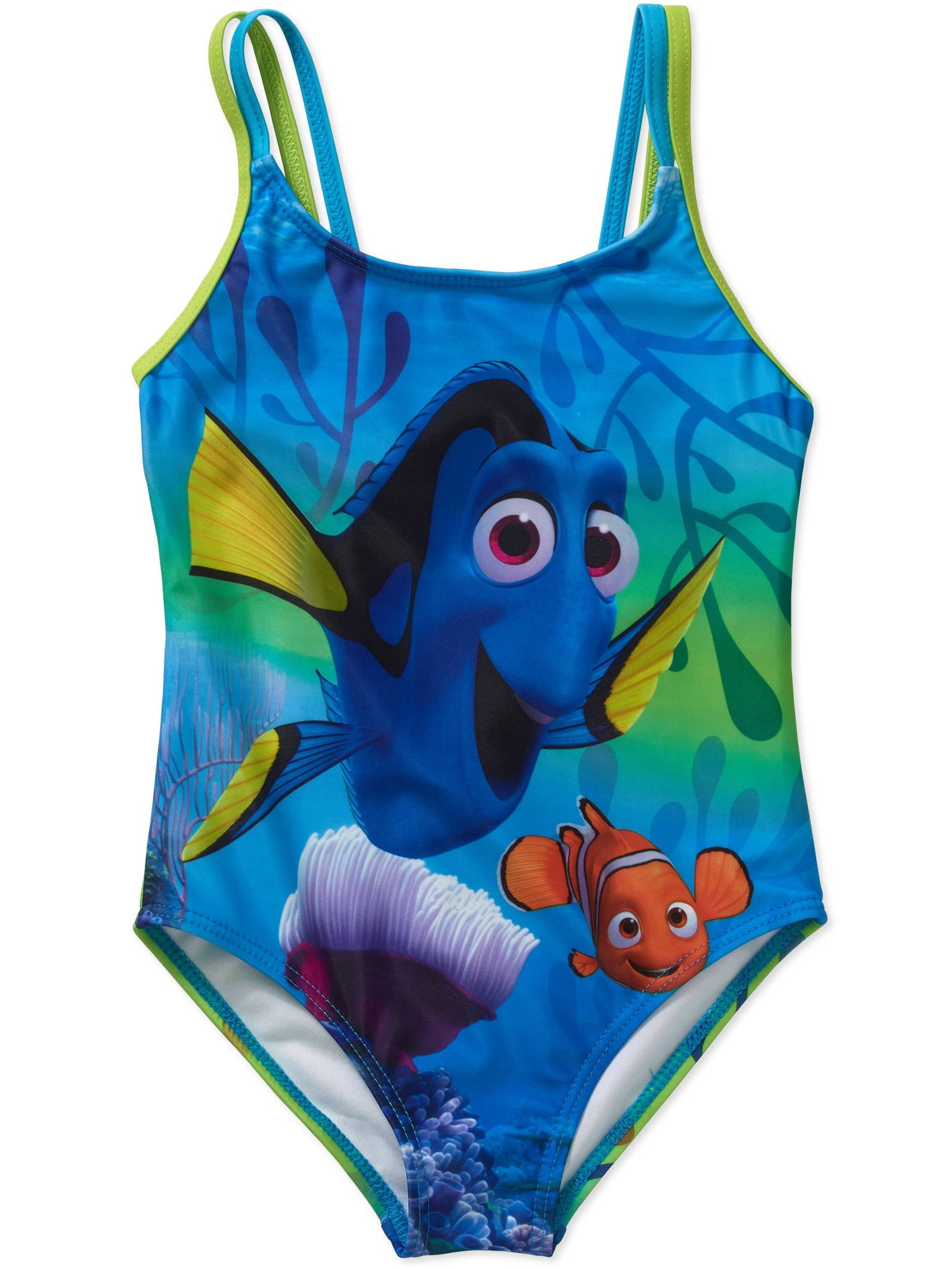 Finding Dory Girls One Piece Swimsuit Walmart