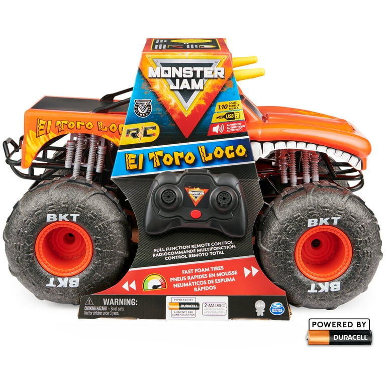 Monster Jam El Toro Loco RC Monster Truck 1:10 Scale Walmart Exclusive