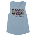 thumbnail image 1 of Halloween Vibes Women's Muscle Tank X-Small Stonewash Denim, 1 of 5