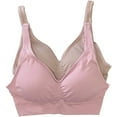 thumbnail image 1 of Gloria Vanderbilt Seamless, Tagless, Wire Free, Brethable Bra with Removable Pads - Pack of 2, 1 of 1