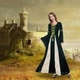 thumbnail image 3 of Disfraz de Halloween Princesa Reina Queen Premium de tela Bk Disfraces  Adulto 12+ Talla Extra Grande, 3 of 9