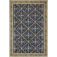 thumbnail image 1 of Bashian R128-NV-6X9-HG136 Wilshire Collection Floral Transitional 100 Percent Wool Hand Tufted Area Rug, Navy - 5 ft. 6 in. x 8 ft. 6 in., 1 of 1