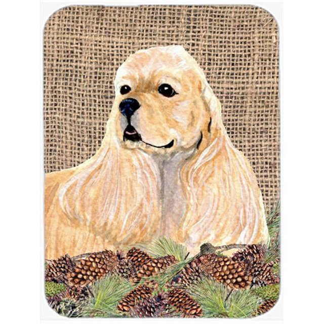 Carolines Treasures SS4060LCB 15 x 12 in. Cocker Spaniel Glass Cutting Board - Large