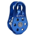 thumbnail image 1 of Polea de escalada en roca de 20kn duradera para supervivencia al aire libre montañismo senderismo cuerda de elevación cinturón accesorios de eslinga de elevación, 1 of 7