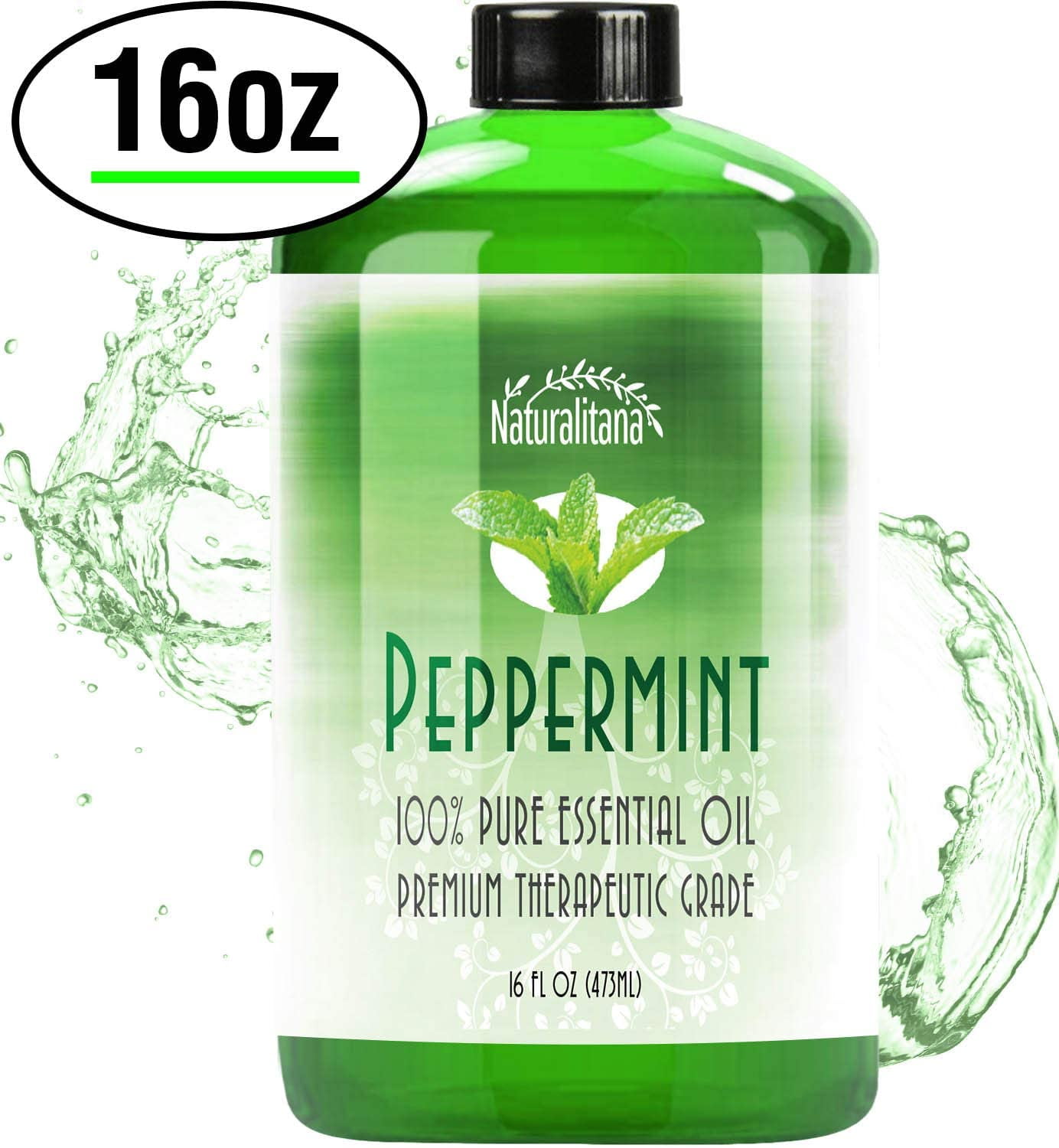 Best Peppermint Oil (16 Oz Bulk) Aromatherapy Peppermint Essential Oil