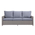 thumbnail image 5 of ACME Greeley 4PC Pack Patio Sofa Set in Gray Fabric & Gray Finish, 5 of 12