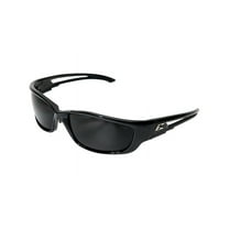 Edge Eyewear Kazbek XL Safety Glasses Smoke Lens Black Frame 1 pk