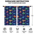 thumbnail image 2 of Blackout Kids Curtains,Dark Blue Dinosaurs Colorful Pattern Childrens Insulated Curtains Set Of 2,Bedroom Essentials,Toddler Room Decor 42"x63", 2 of 5