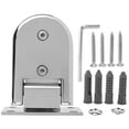 thumbnail image 2 of Glass Clip, 90 Degree Door Glass Clip Glass Bracket Pull Sliding  For Glass Clip, 2 of 8
