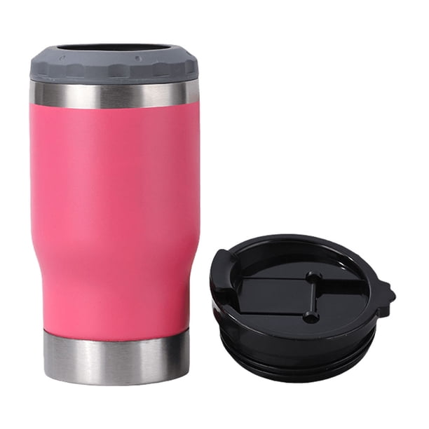 Frasco térmico al vacío de 14oz con abridor y tapa taza de cerveza acero inoxidable de doble pared