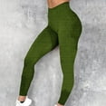 thumbnail image 2 of QATAINLAV Womens 2025 Fashion Polka Dot Print Leggings Casual High Waisted Tummy Control Full Length Yoga Pants Sofy Stretch Workout Tight Leggings Lightning Sales Today Army Green XL, 2 of 5