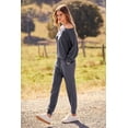 thumbnail image 4 of Conjunto Deportivo PRETTYGARDEN Mujer 2 Piezas de Punto Canalé XL Gris, 4 of 8