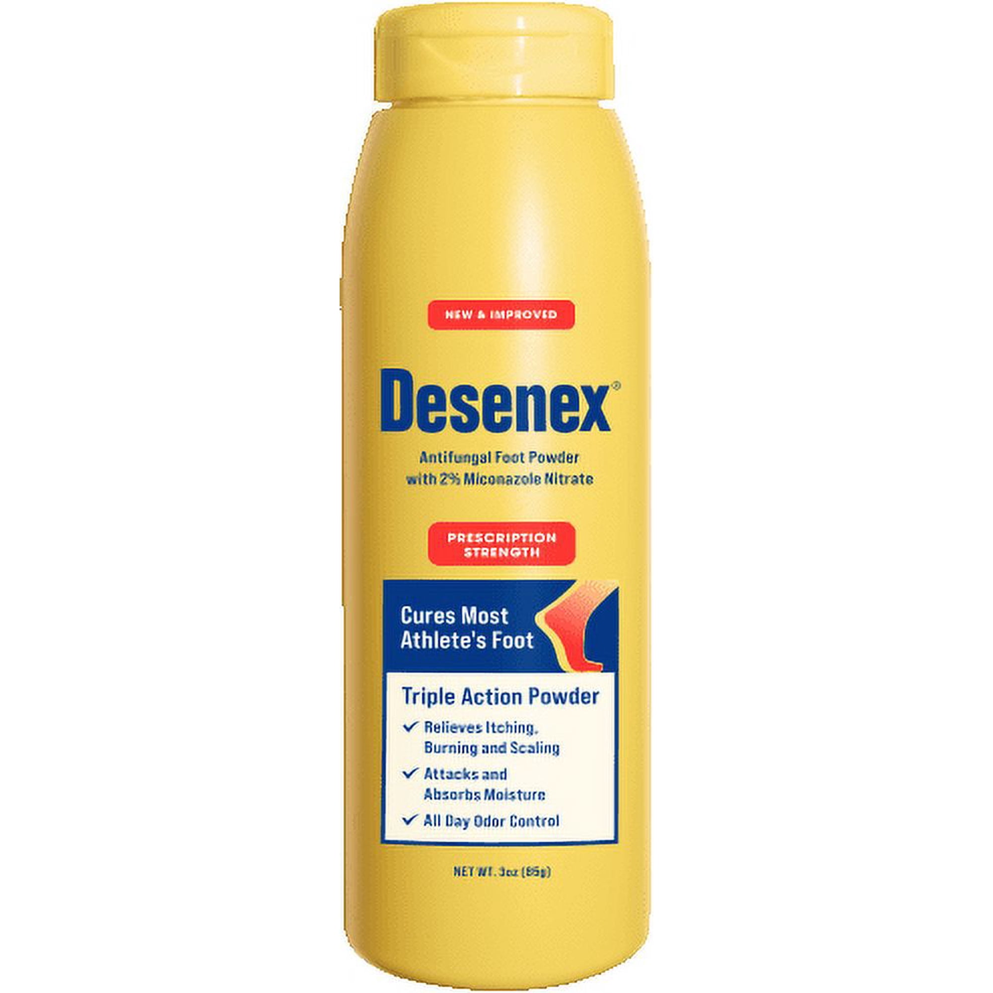 Desenex Athlete's Foot Shake Powder 2% Miconazole Nitrate, 3 oz, 6 Pack